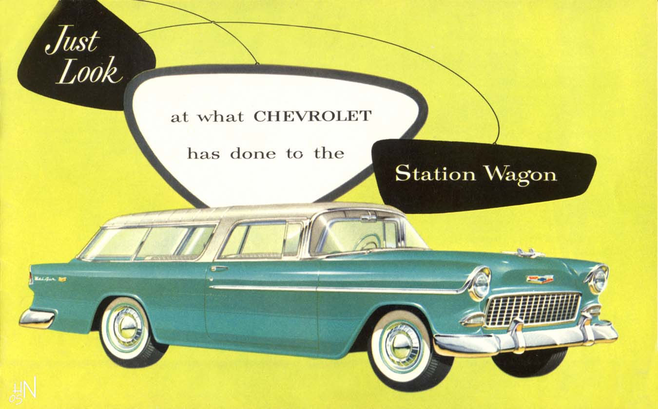 1955 Chevrolet Wagons Foldout Page 5